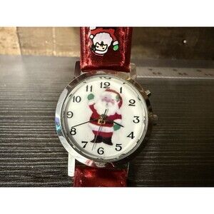 Ho-Ho-Ho! Festive Fun with this Santa Claus Women's Watch New Battery